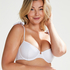Santorini padded underwired bikini top Vivian Hoorn, White