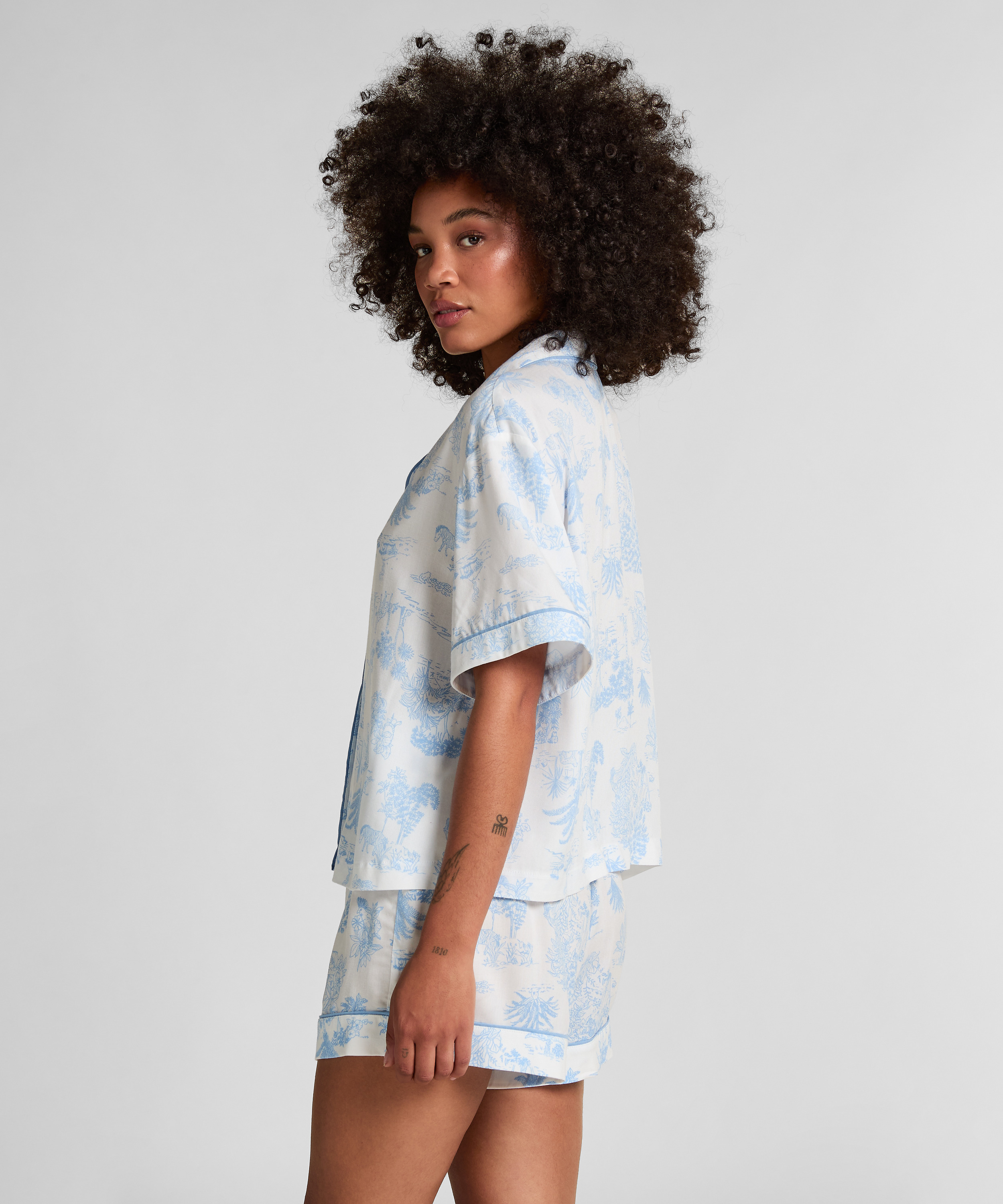 Short Woven, Blue, main