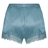 Silk pyjama shorts, Blue