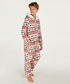 Fleece Onesie Teens, Tan