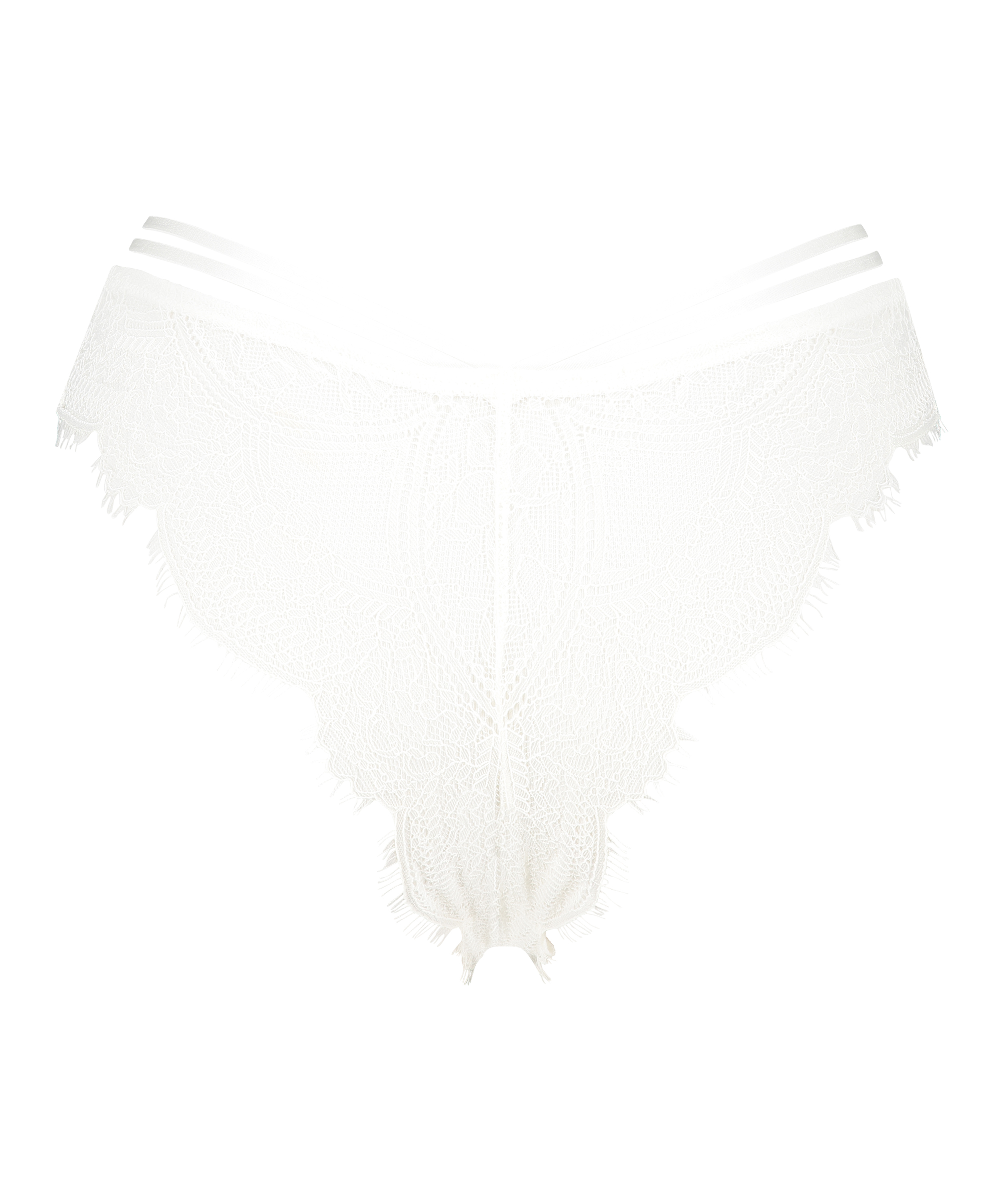 Sian High Cut Brazilian, White, main