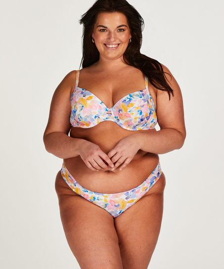 Palma Padded Underwired Bikini Top, White