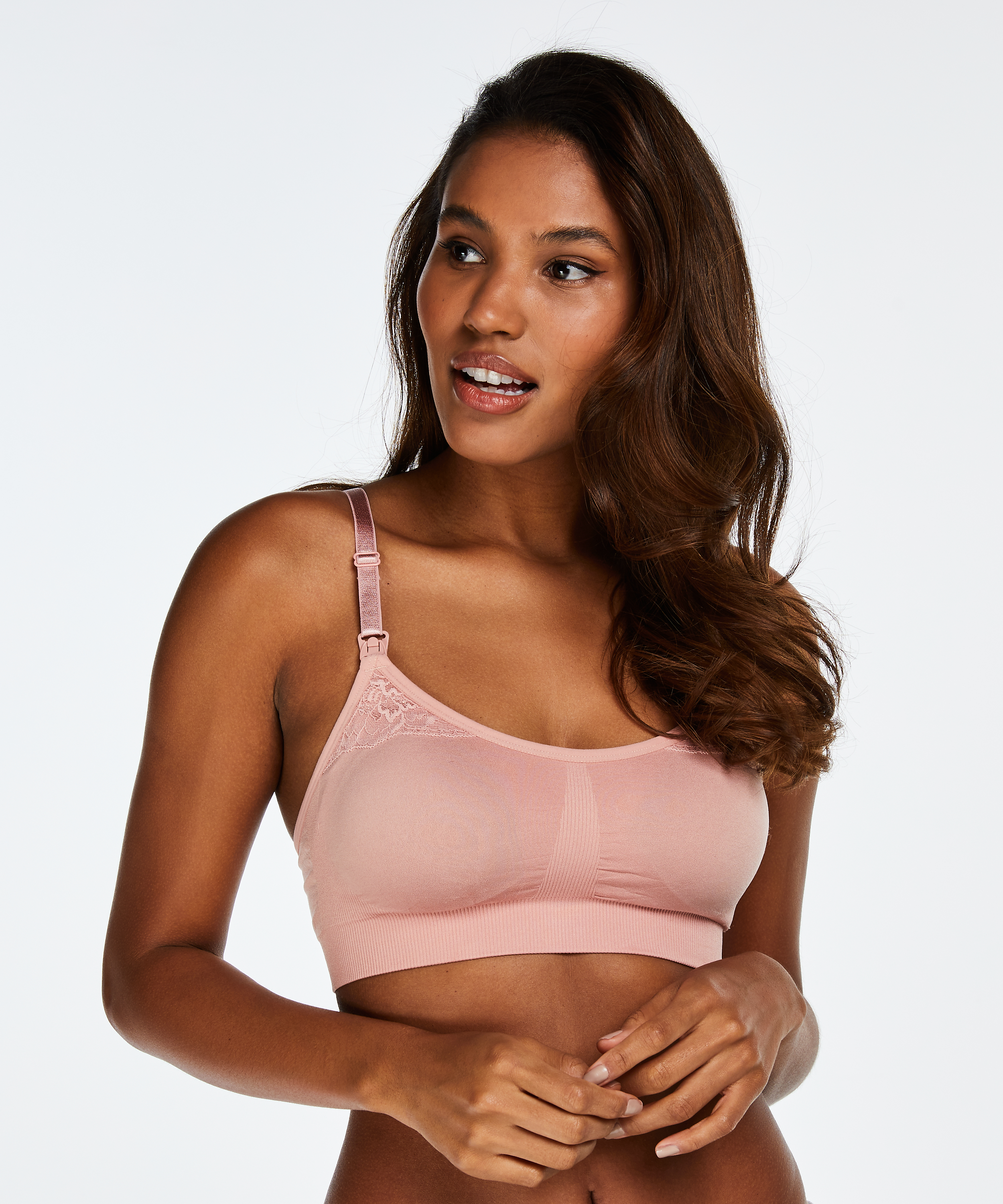 Padded Nursing Bra Lucina, Pink, main