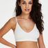 Seamless bralette, White