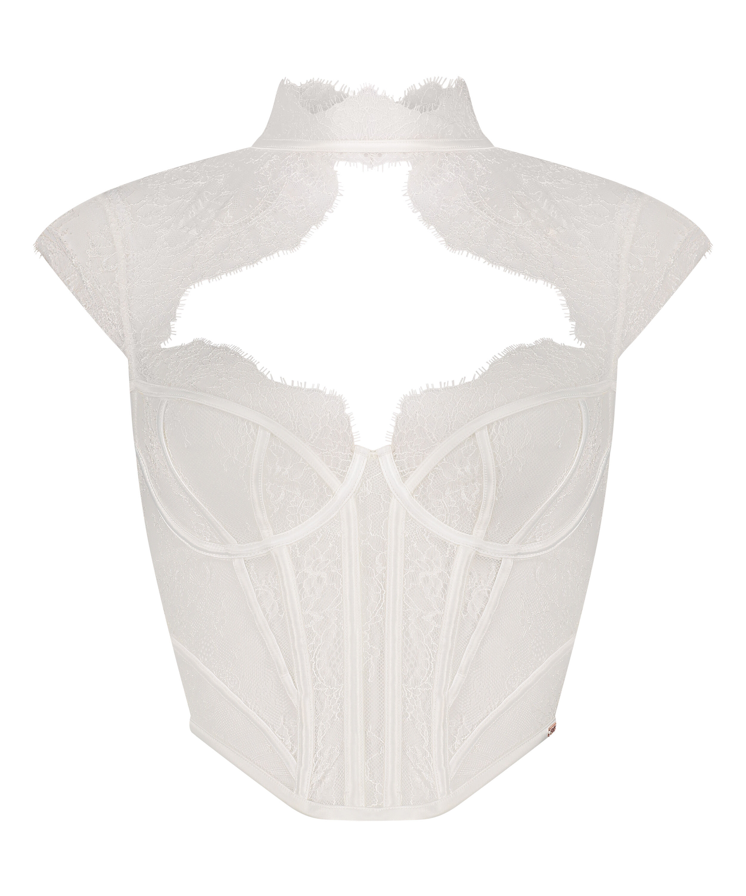 Lace Camille Top, White