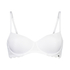 Angie Padded Underwired Bra, One & Only, White