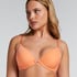 Plunge Padded Underwired Bra, Orange