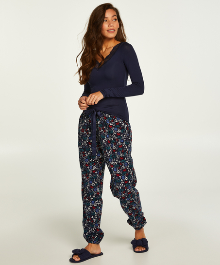 Flannel Petite Pyjama Pants, Blue