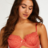 Emily Padded Underwired Bra, Orange