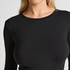 Longsleeved Shirt from Soft Cotton, Black
