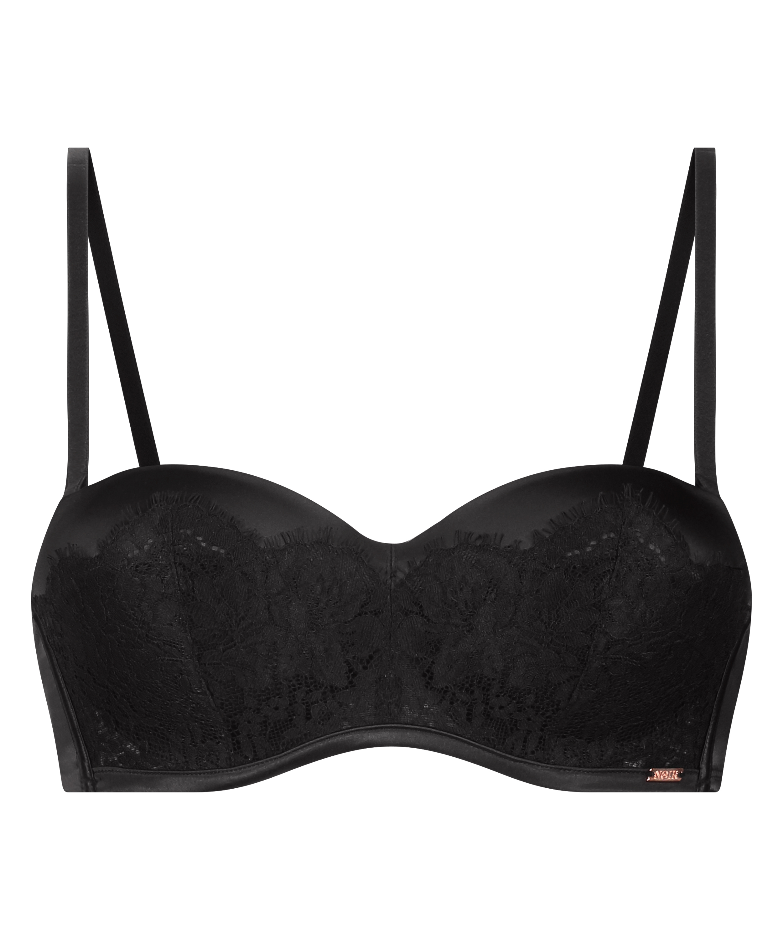 Chalice Padded Strapless Underwired Bra, Black, main