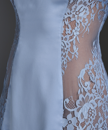 Jennifer Slip Dress, Blue