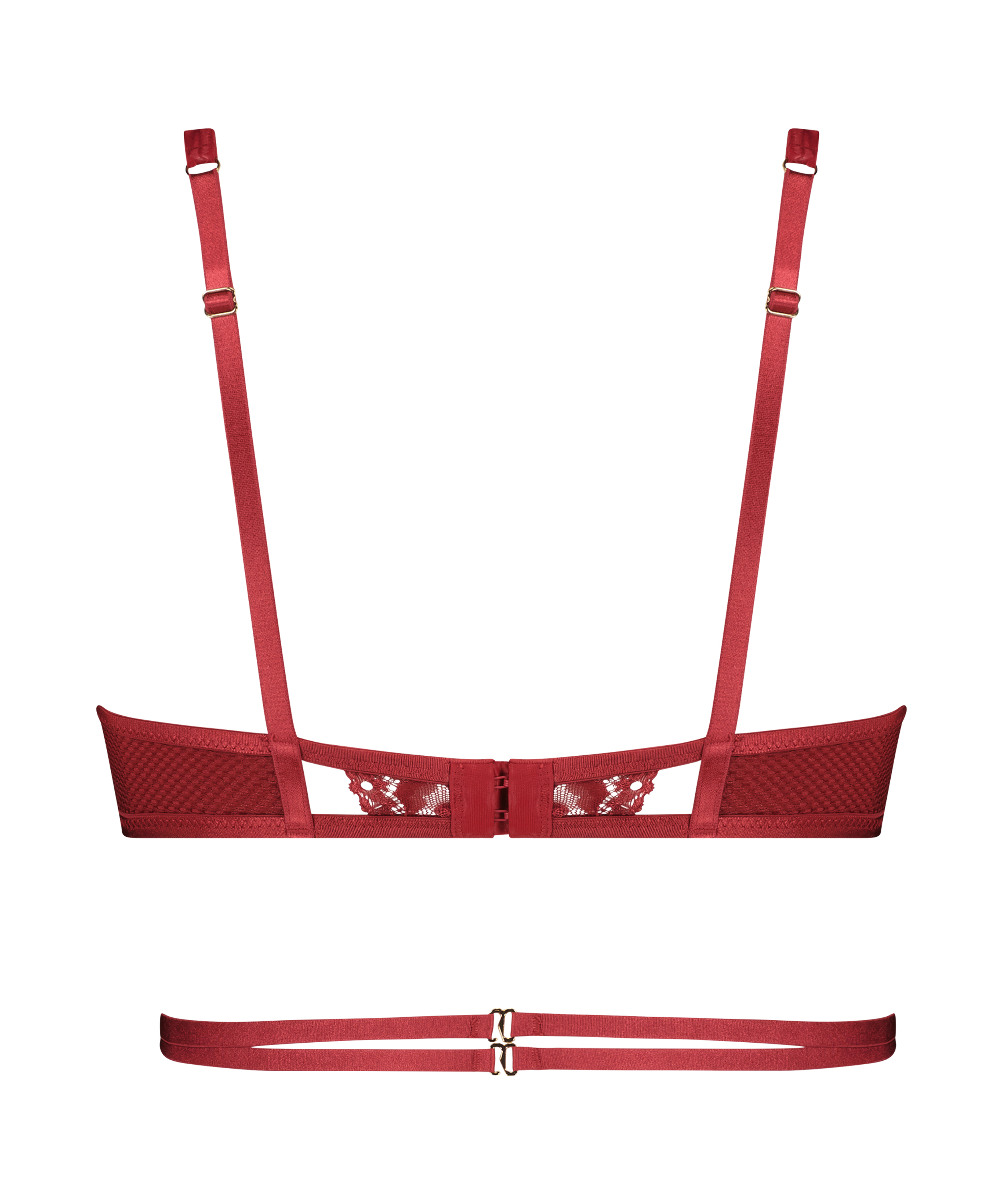 Pleasure Bralette, Red, main