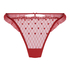 Cordelie Highleg Thong, Red
