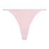 Invisible Stripe Mesh Thong, Pink