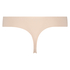 Invisible cotton thong, Beige