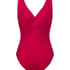 Shaping Shell Mesh Swimsuit, Pink