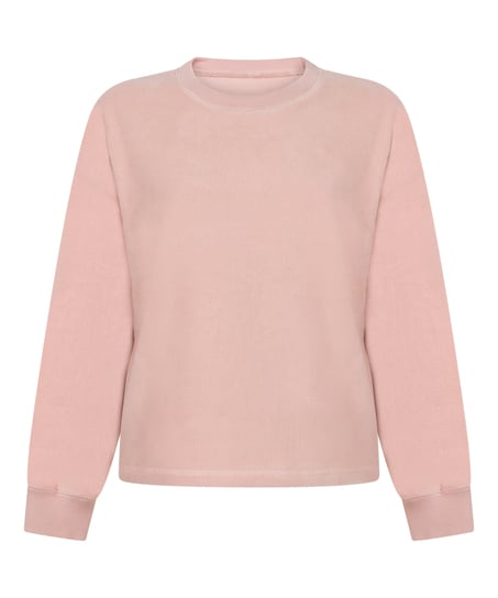 Top Sporty Fleece, Pink