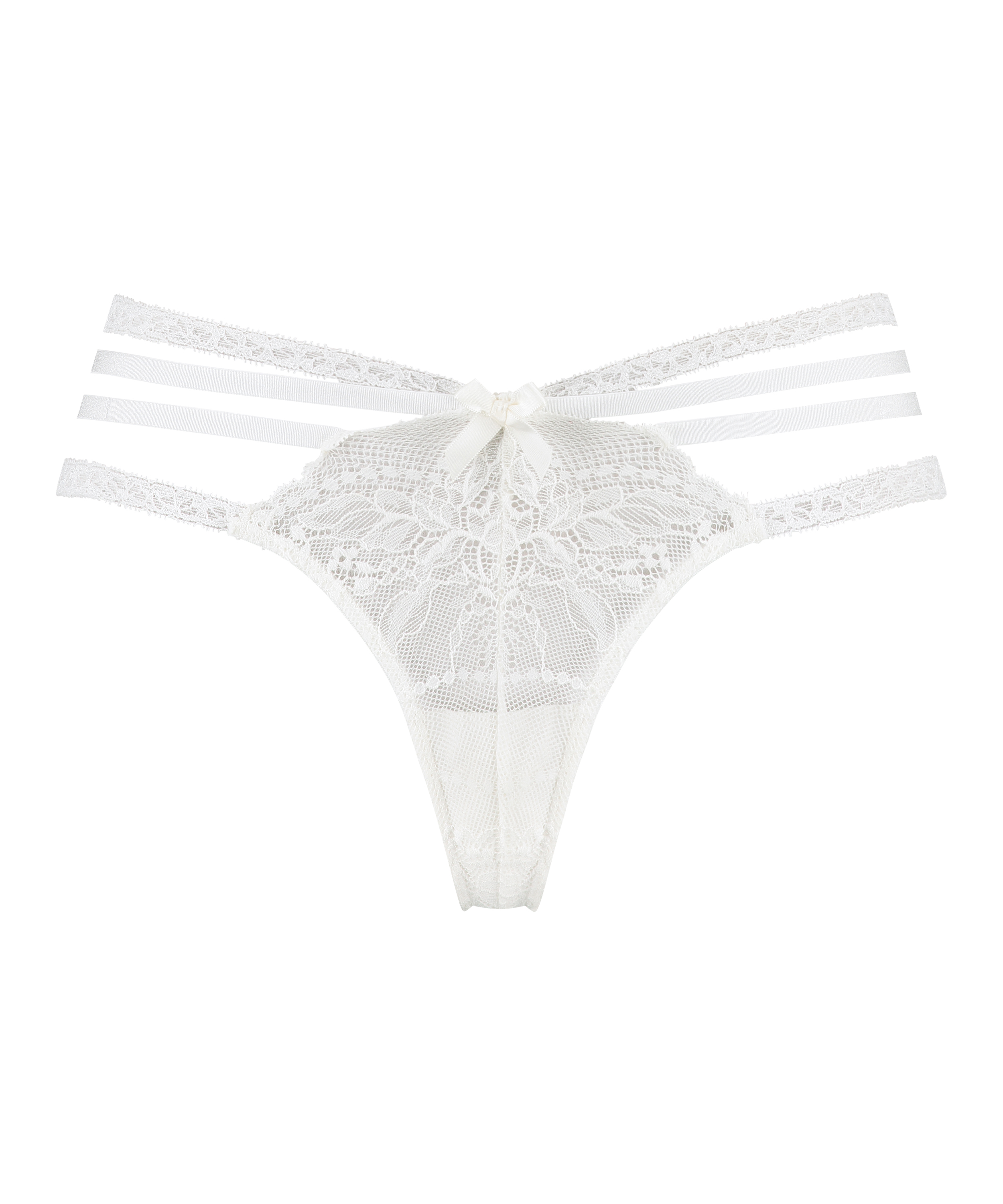Lorraine Extra Low-rise Thong, White, main