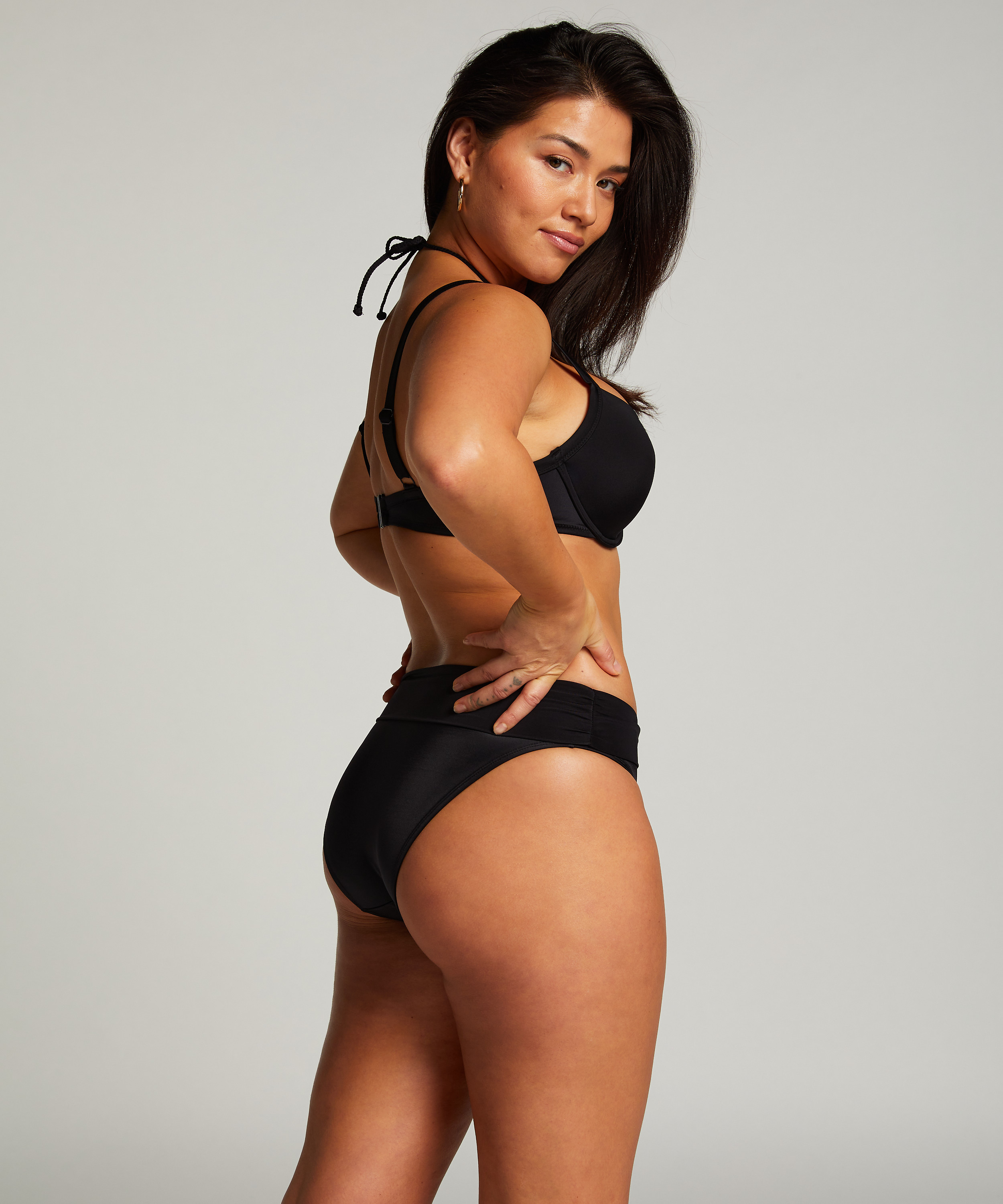 Luxe Rio Bikini Bottoms, Black, main