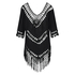 Fringe Tunic, Black
