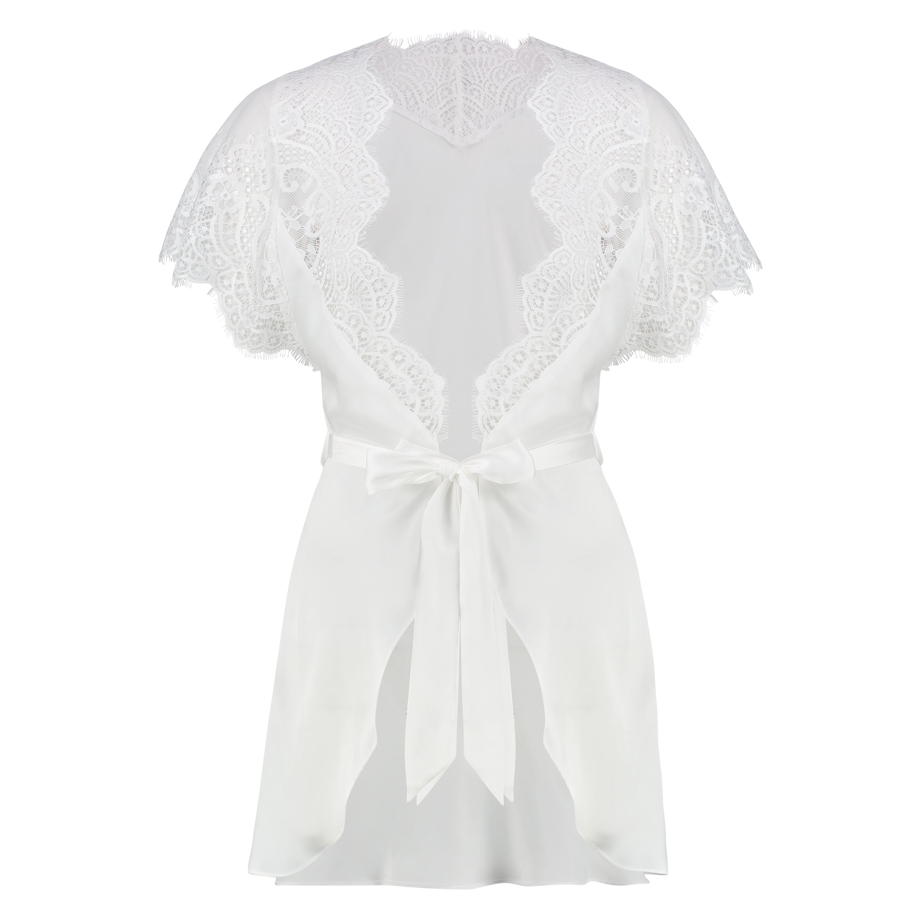 Cap Sleeve Kimono, White, main