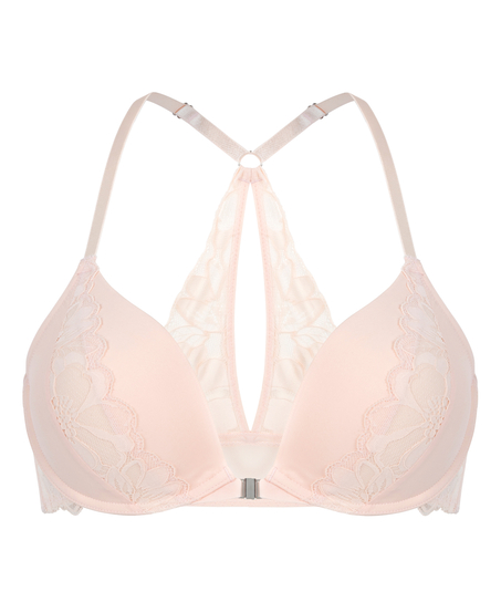 Ali Padded Underwired Push-Up Bra, Pink