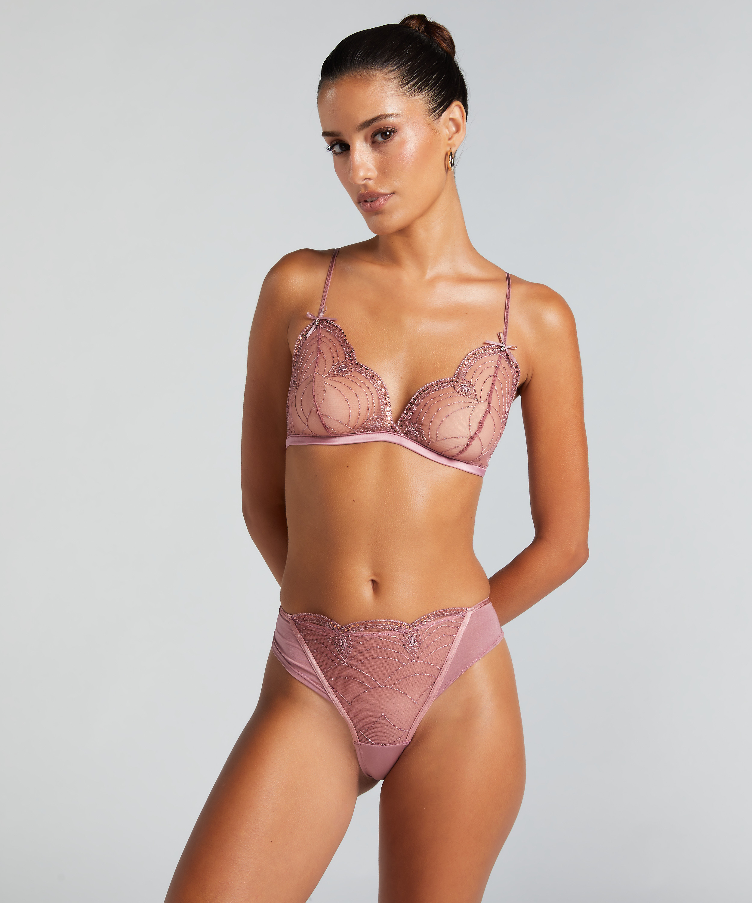 Ruby Bralette, Pink, main