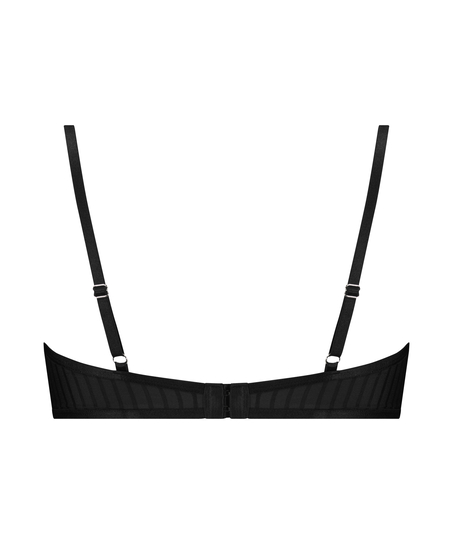 Dana Half-Padded Cup Underwired Bra, Black