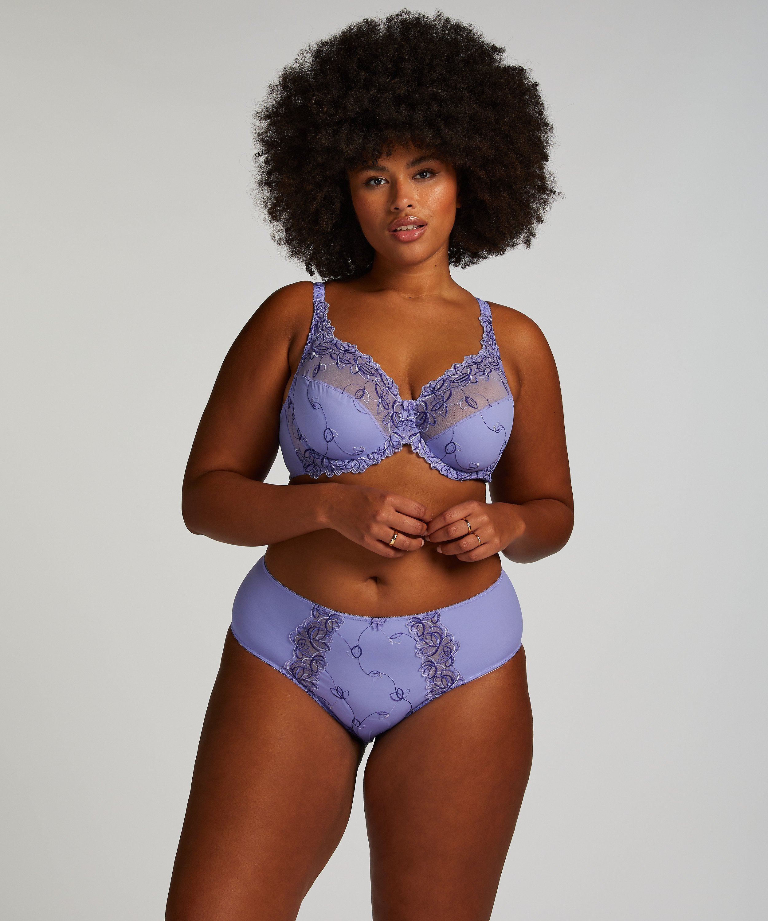 Diva High Knickers, Purple, main