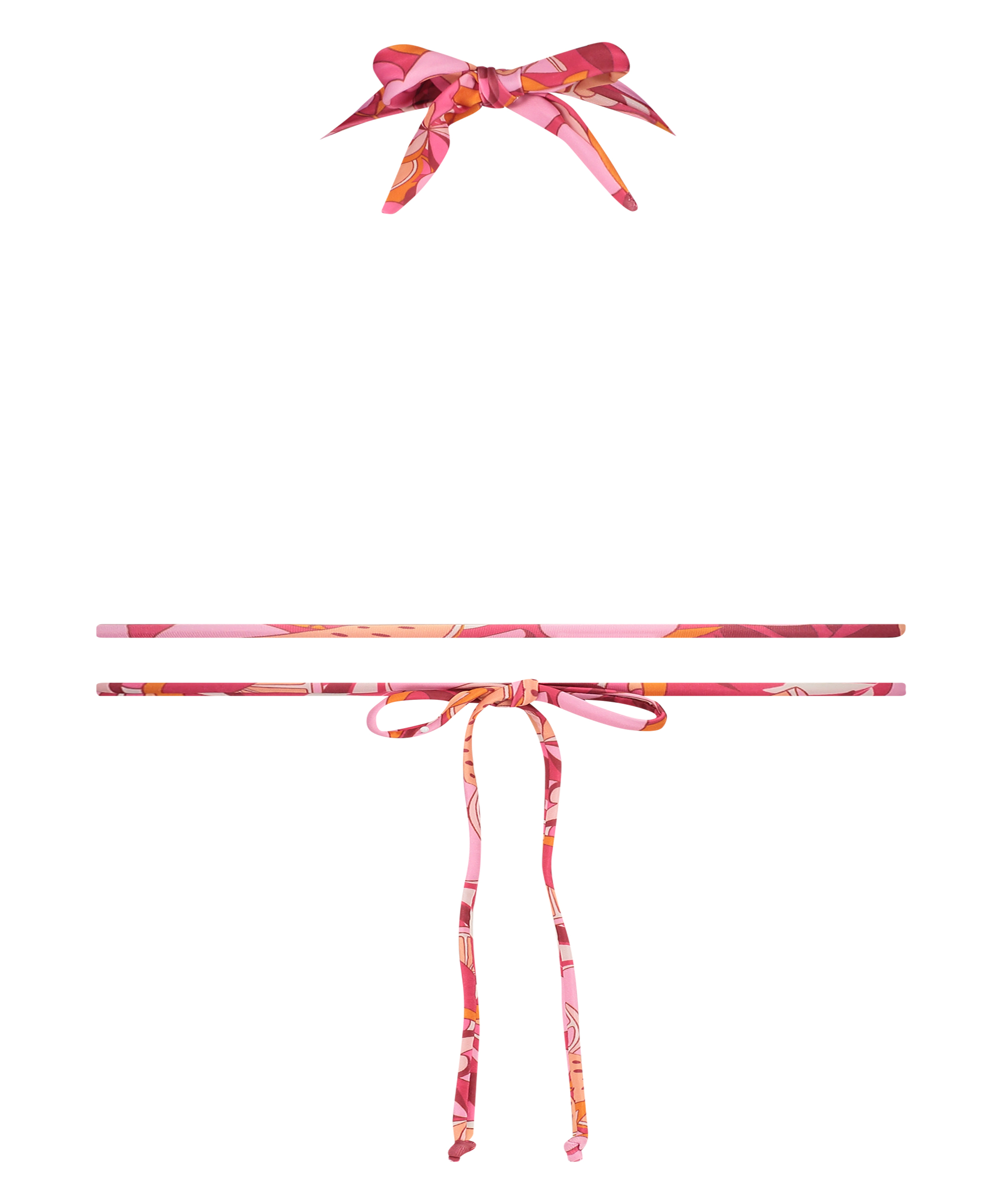 Miami Triangle Bikini Top, Pink, main