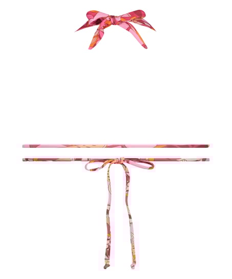 Miami Triangle Bikini Top, Pink