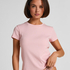 Ribbed Crew Neck Short-Sleeved Pyjama Top, Pink