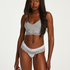 Cotton boxer thong, Grey