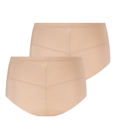 2-Pack Smoothing shaping brief, Beige