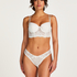 Catrin Padded Longline Underwired Bra, White