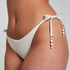 Cozumel High-Leg Bikini Bottoms, White