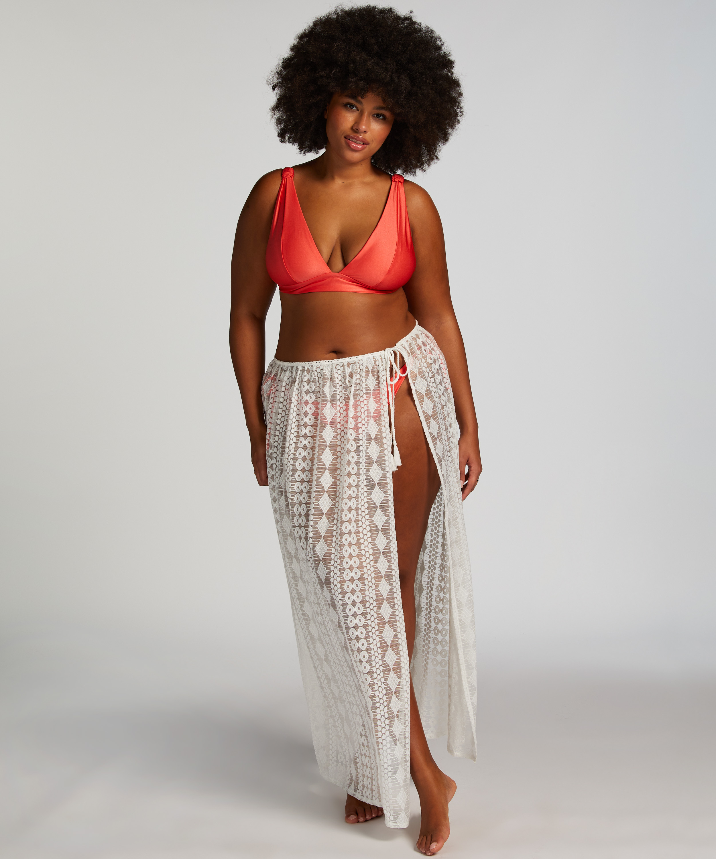 Beach Skirt, White, main