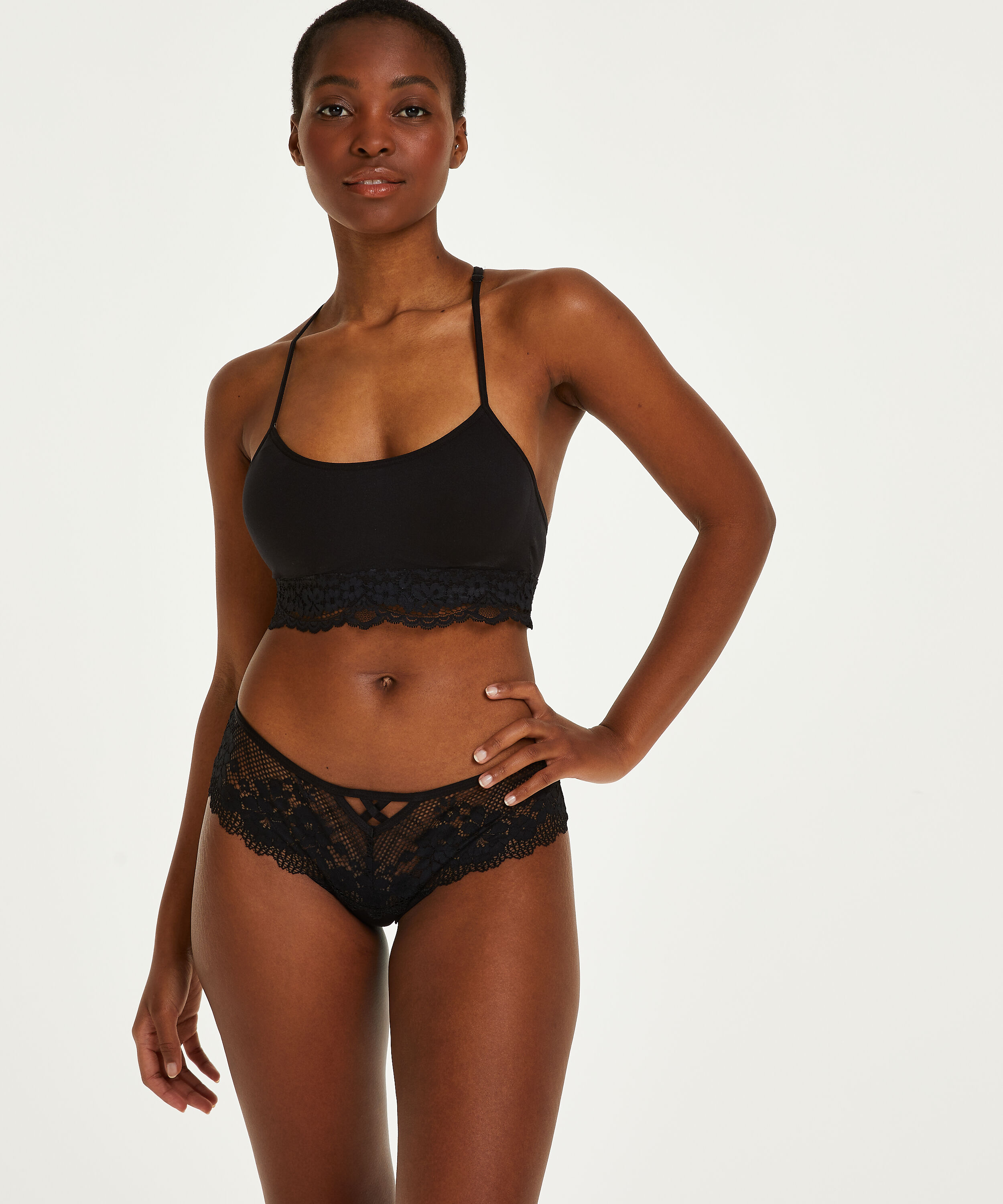 Jella thong boxers, Black