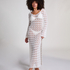Crochet Maxi Dress, White