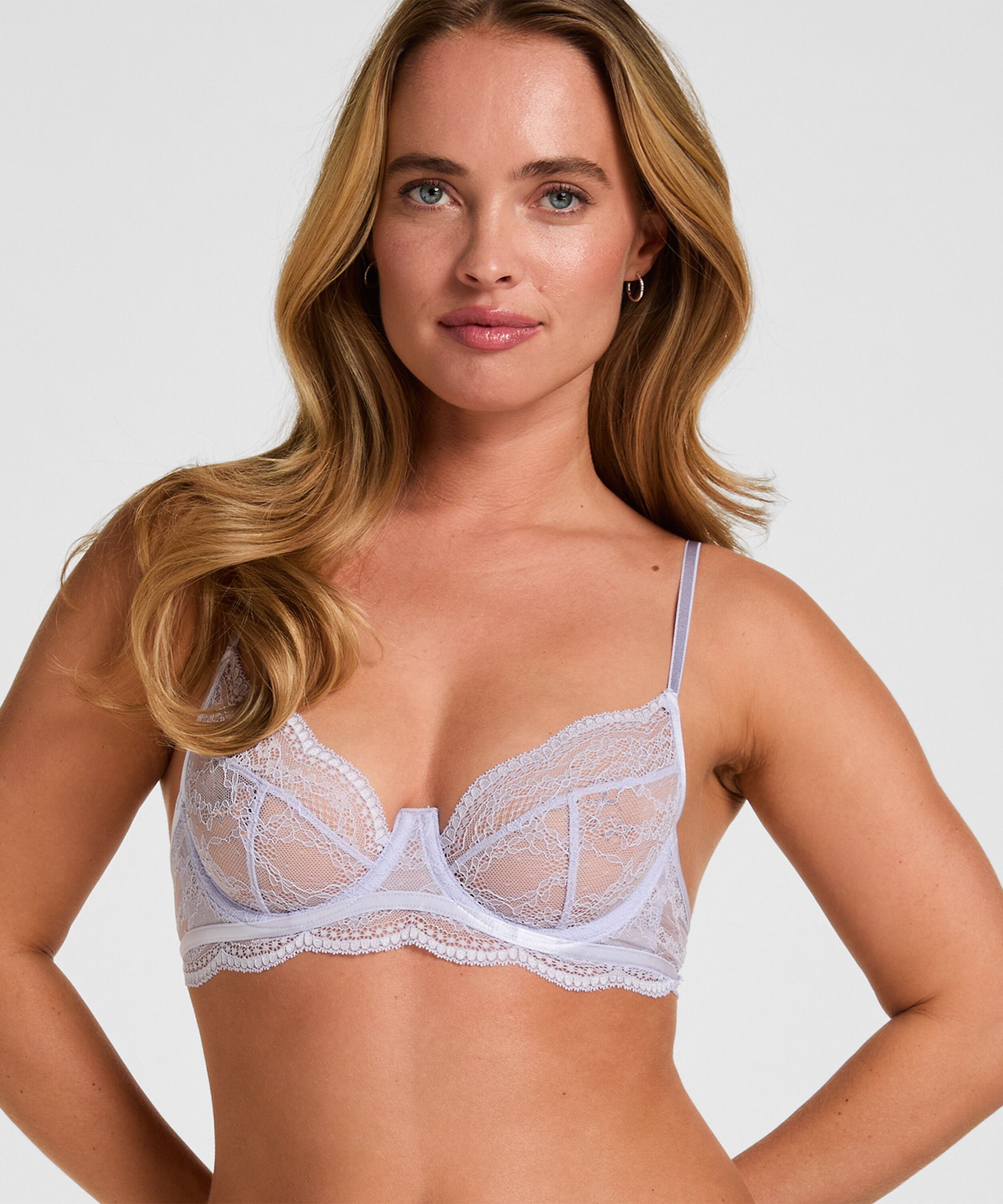 Isabelle Non-Padded Underwired Bra, Purple Isabelle Non-Padded Underwired Bra, Purple