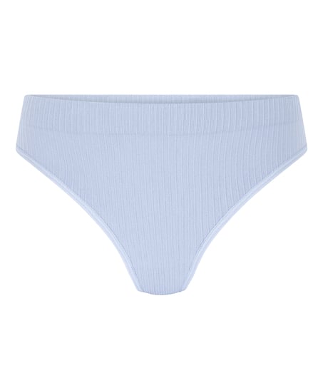 Dianne High Leg Thong, Blue