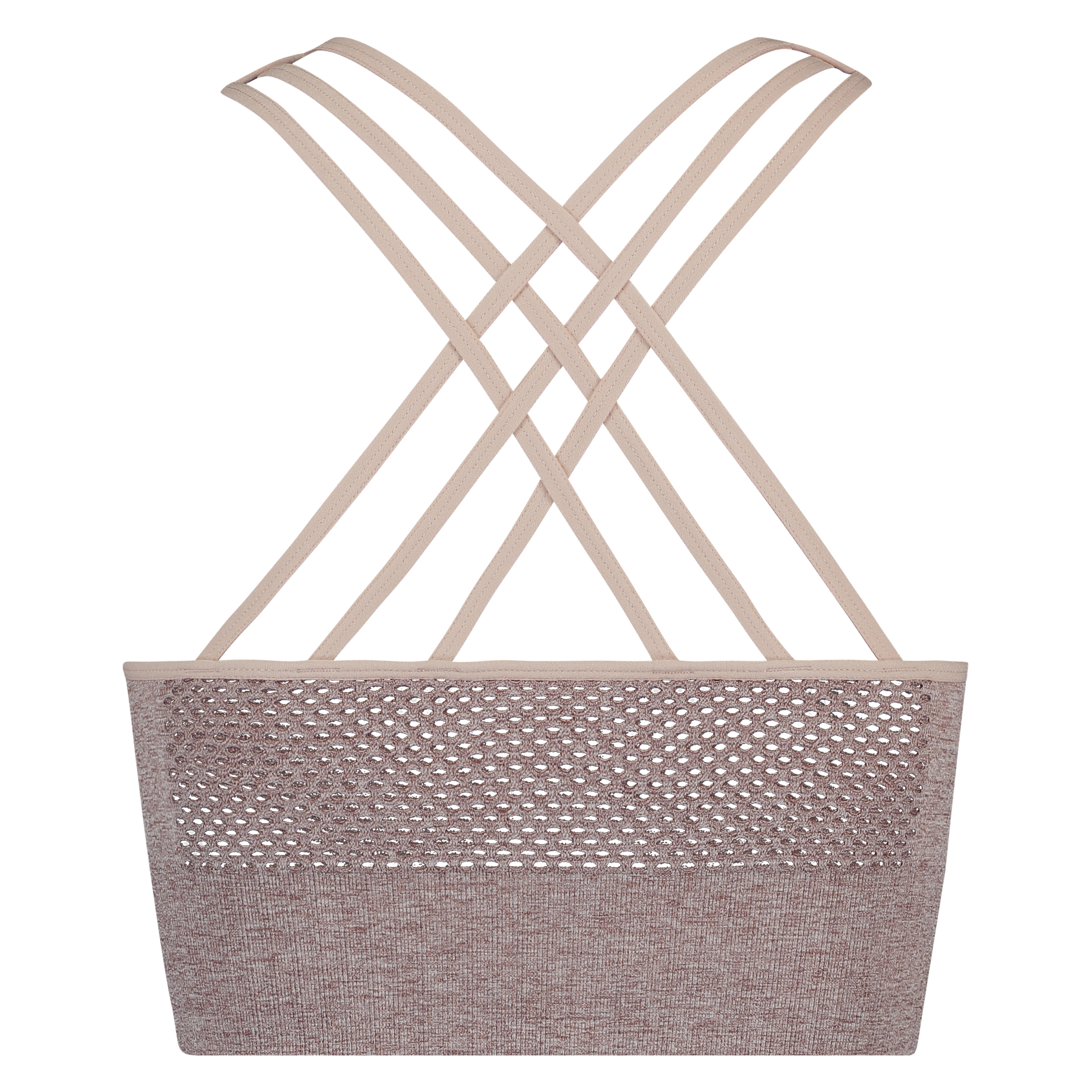 HKMX Highneck Ombre Level 2 Sports Bra, Pink, main