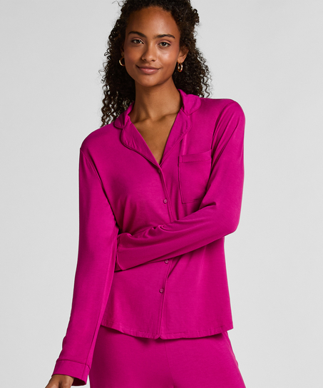 Essential Jersey Long-Sleeved Jacket, Pink
