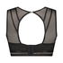 Fiona High Neck Bralette, Black