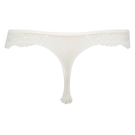 Rose thong, White