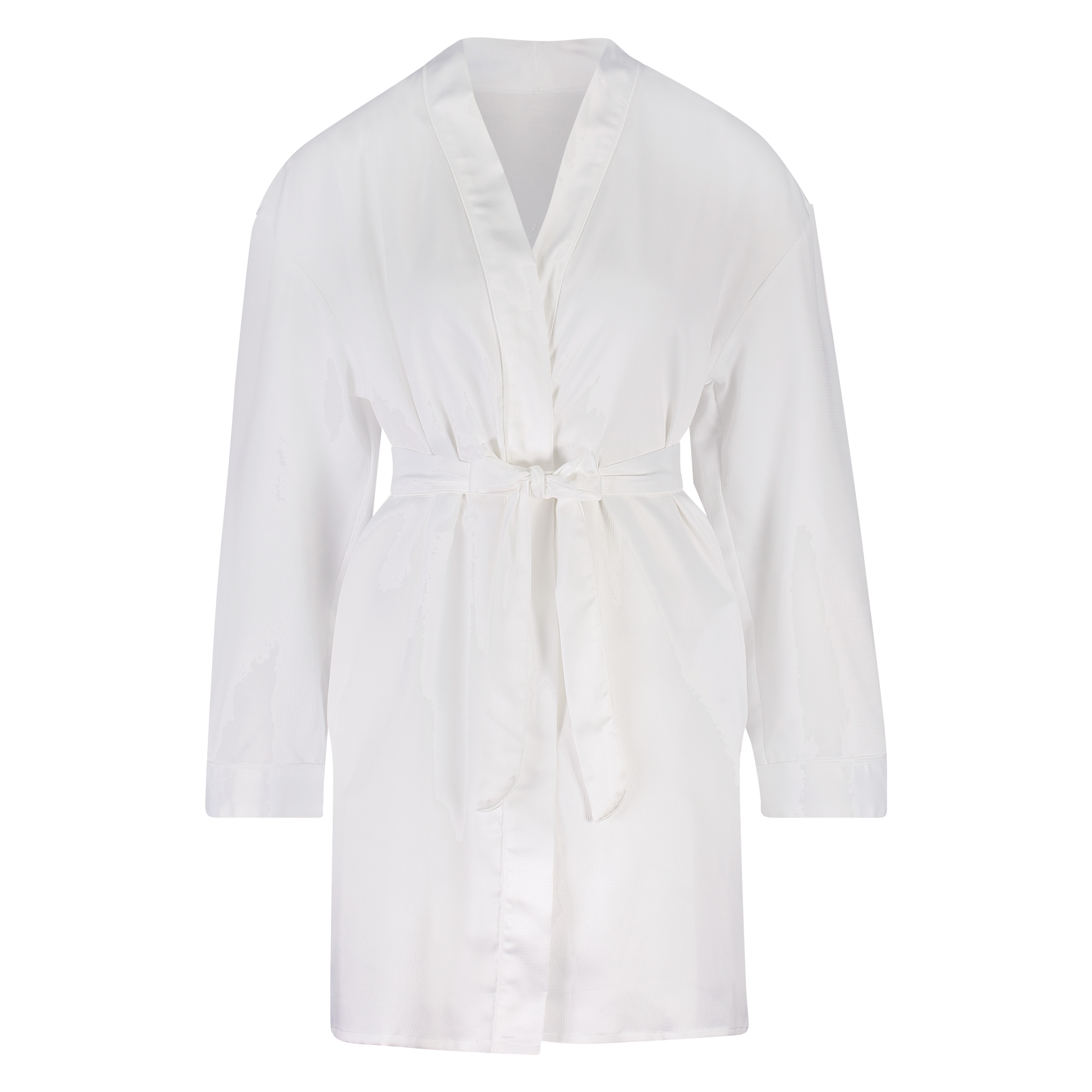 Satin Kimono Bridal, White, main