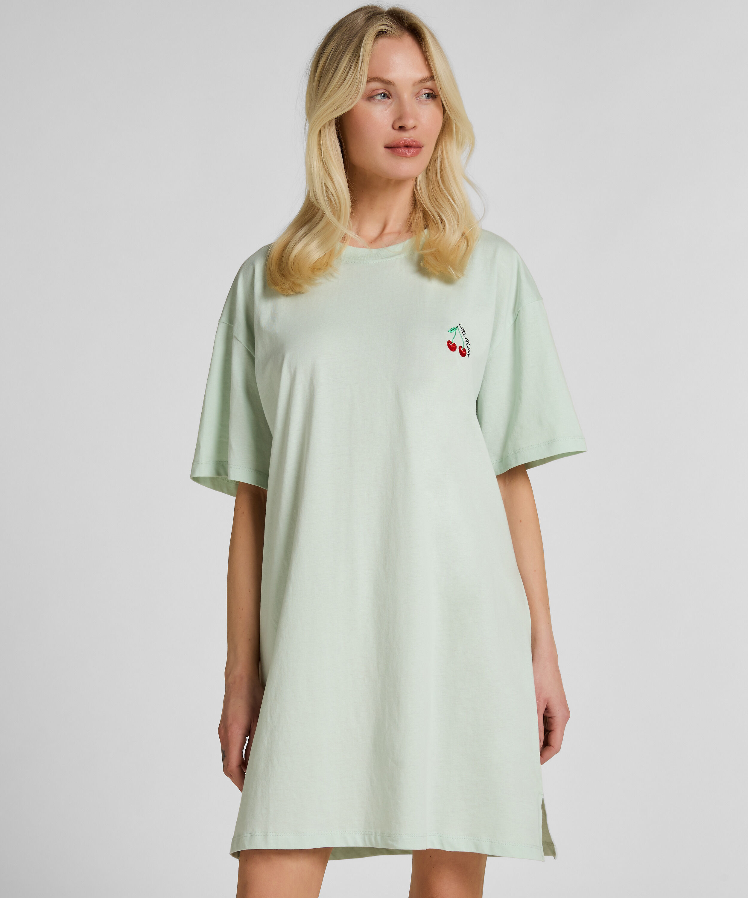 Roundneck Nightshirt, Green