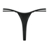 Domenica High Leg Thong, Black