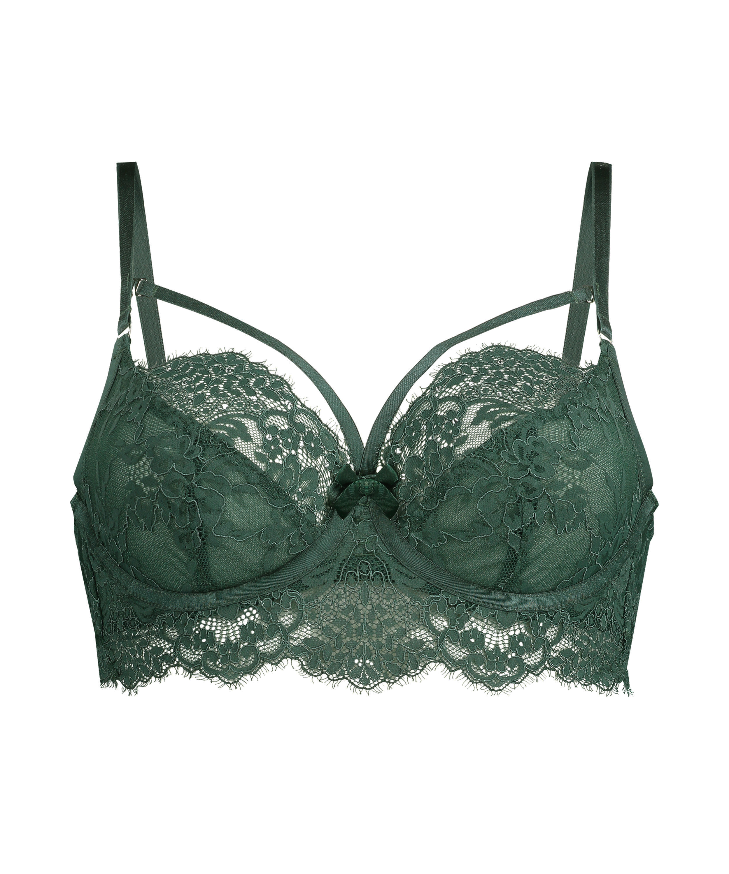 Pauline Non-Padded Underwired Bra, Green, main